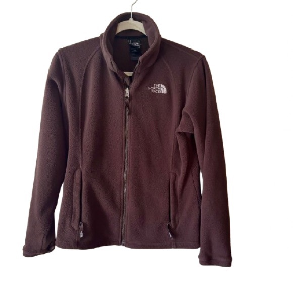 The North Face Jackets & Blazers - The North Face Women's Chocolate Brown Fleece Full Zip Jacket